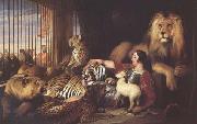 Sir Edwin Landseer Isaac Van Amburgh and his Animals (mk25) oil on canvas